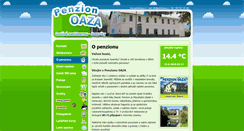 Desktop Screenshot of penzionoaza.cz